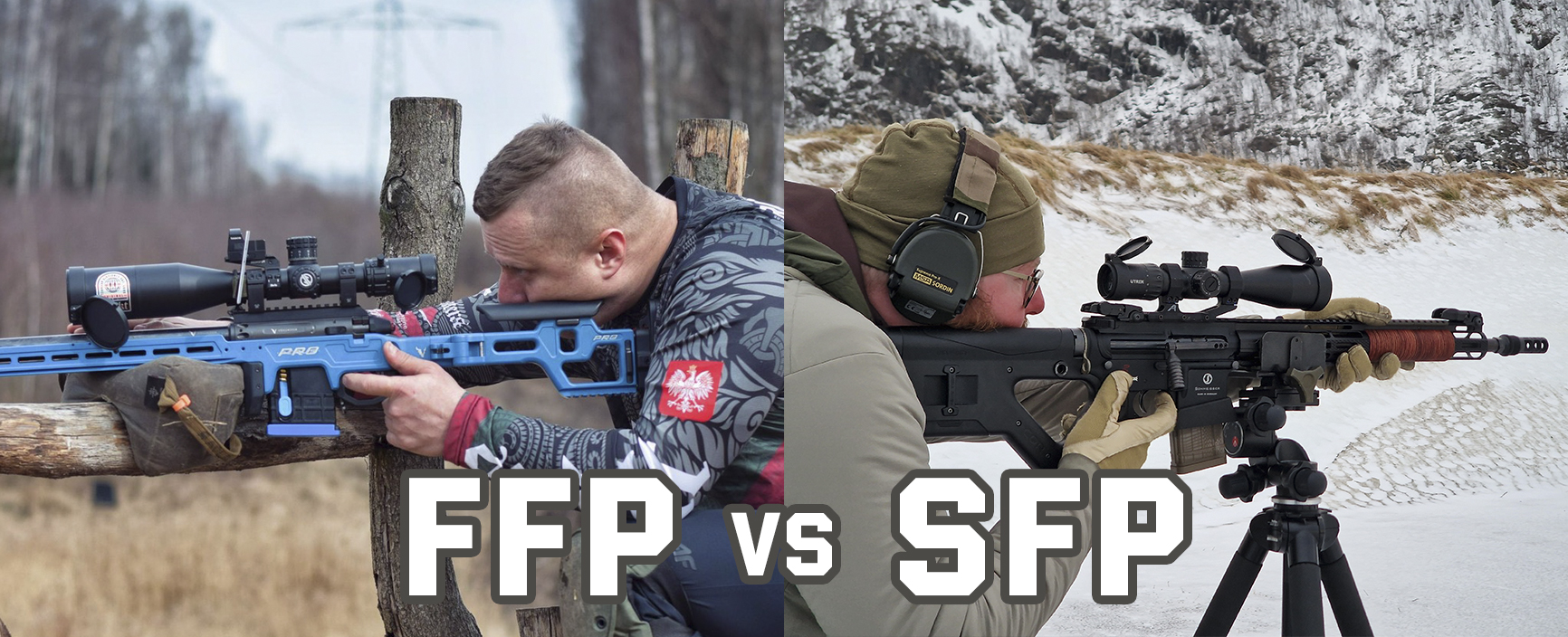 the difference between FFP vs SFP riflescopes